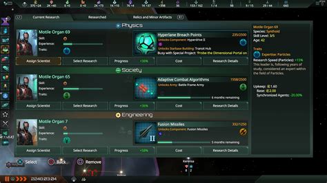 stellaris research|Physics research 